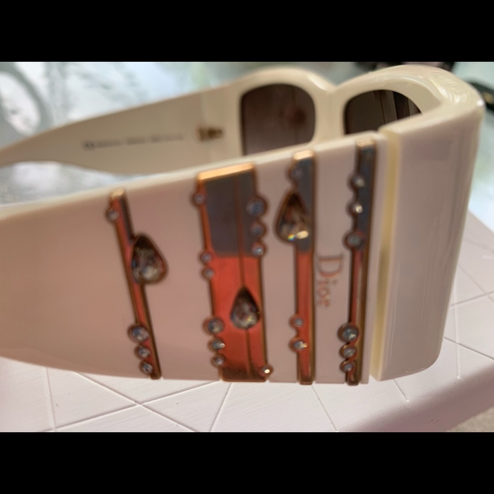 New Christian Dior DIORRAIN 2 Crystal Sunglasses - Picture 2 of 6